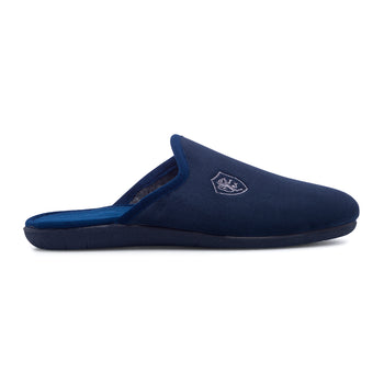 Pantofole da uomo blu in tessuto Natural Confort, Idee Regalo Natale, SKU p421000081, Immagine 0